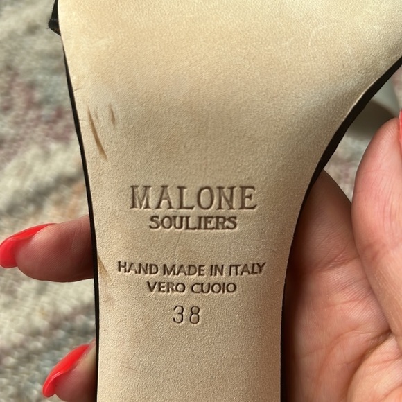 Malone Souliers x Emily in Paris | NWOT Emily Sandals 110 - Size IT 38 - Picture 9 of 10
